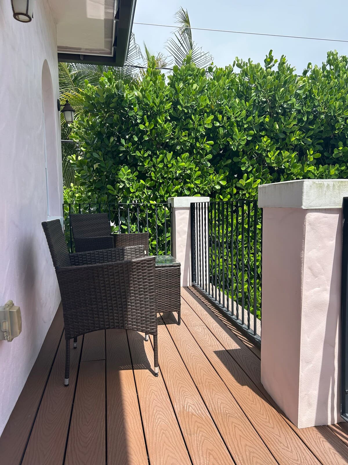 Private balcony