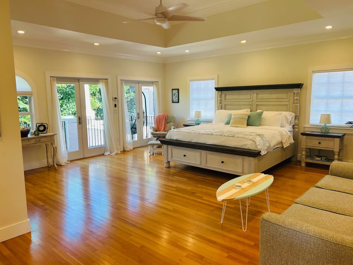 Sunswept El Cid elevated studio with king bed and living area